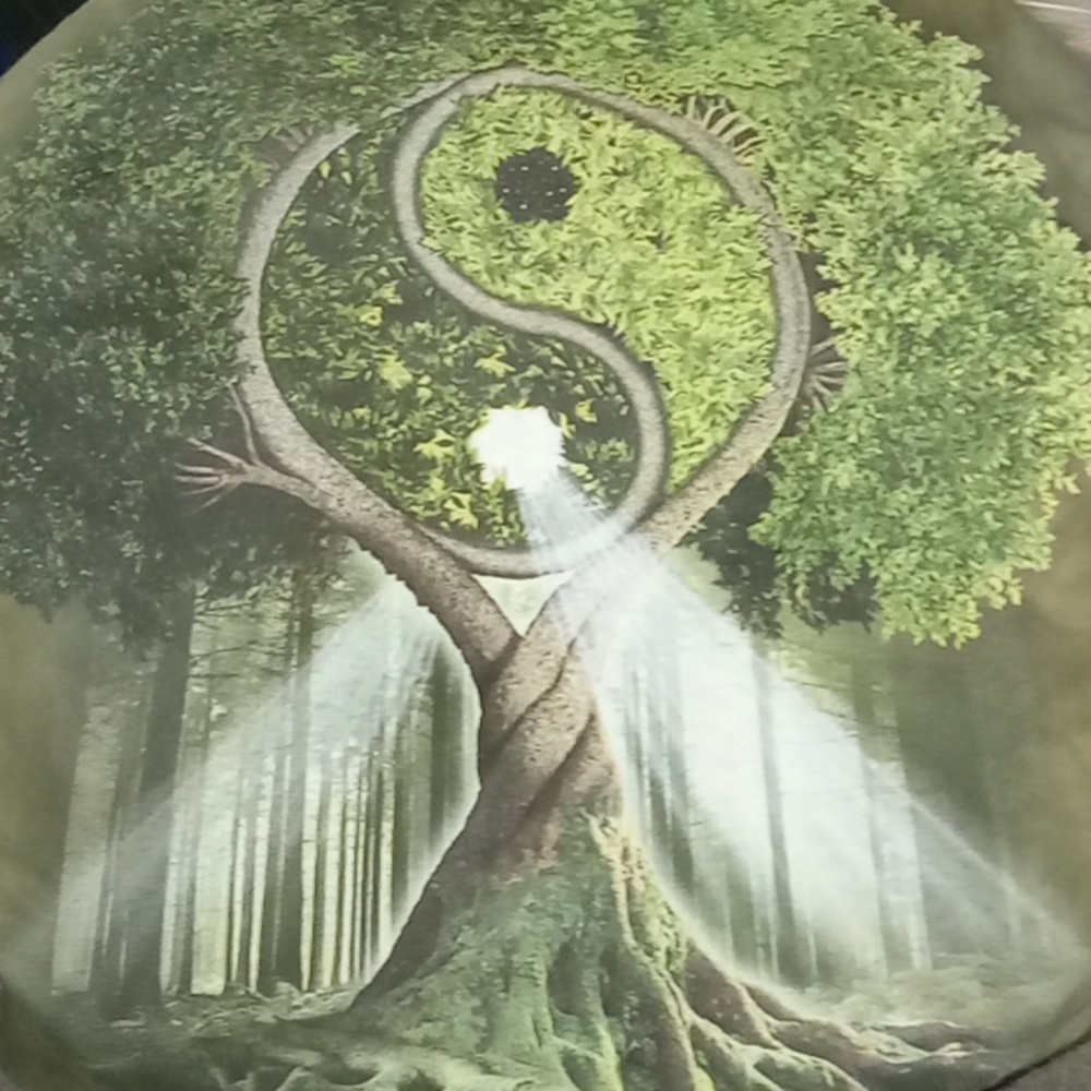 Mems medium michael mcgloin fantasy yin yang shirt